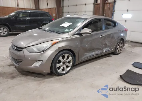 2012 Hyundai Elantra Limited z USA, uszkodzony, nr VIN 5NPDH4AE0CH109299